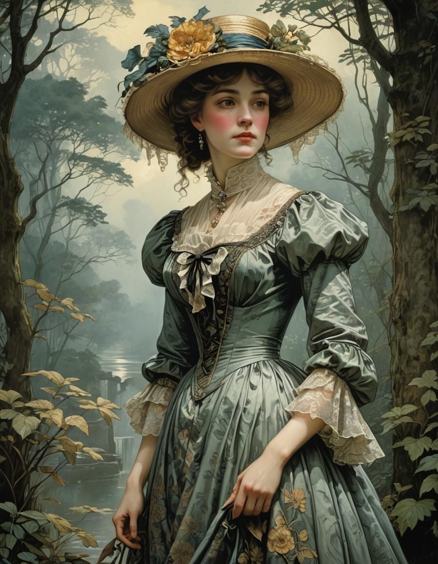 Woman from the 1800s