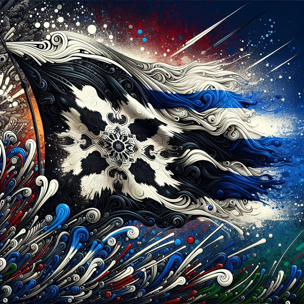 Intricate Flag Design for Mthwakazi Nation