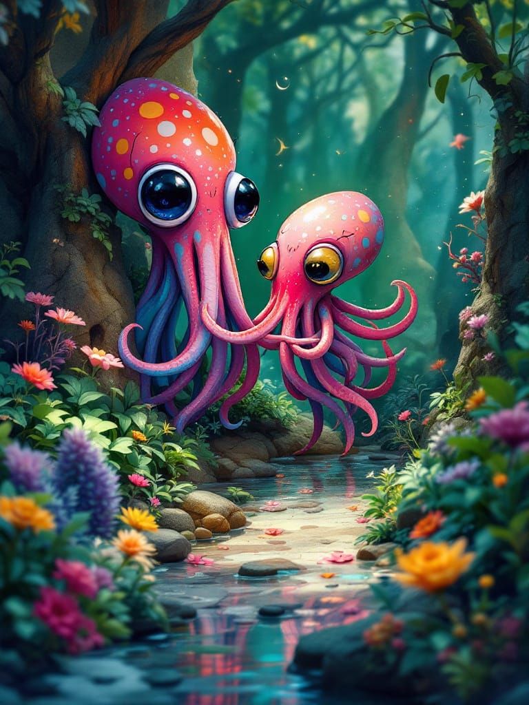 The Bugs Hug the Squiddies' Kiddies