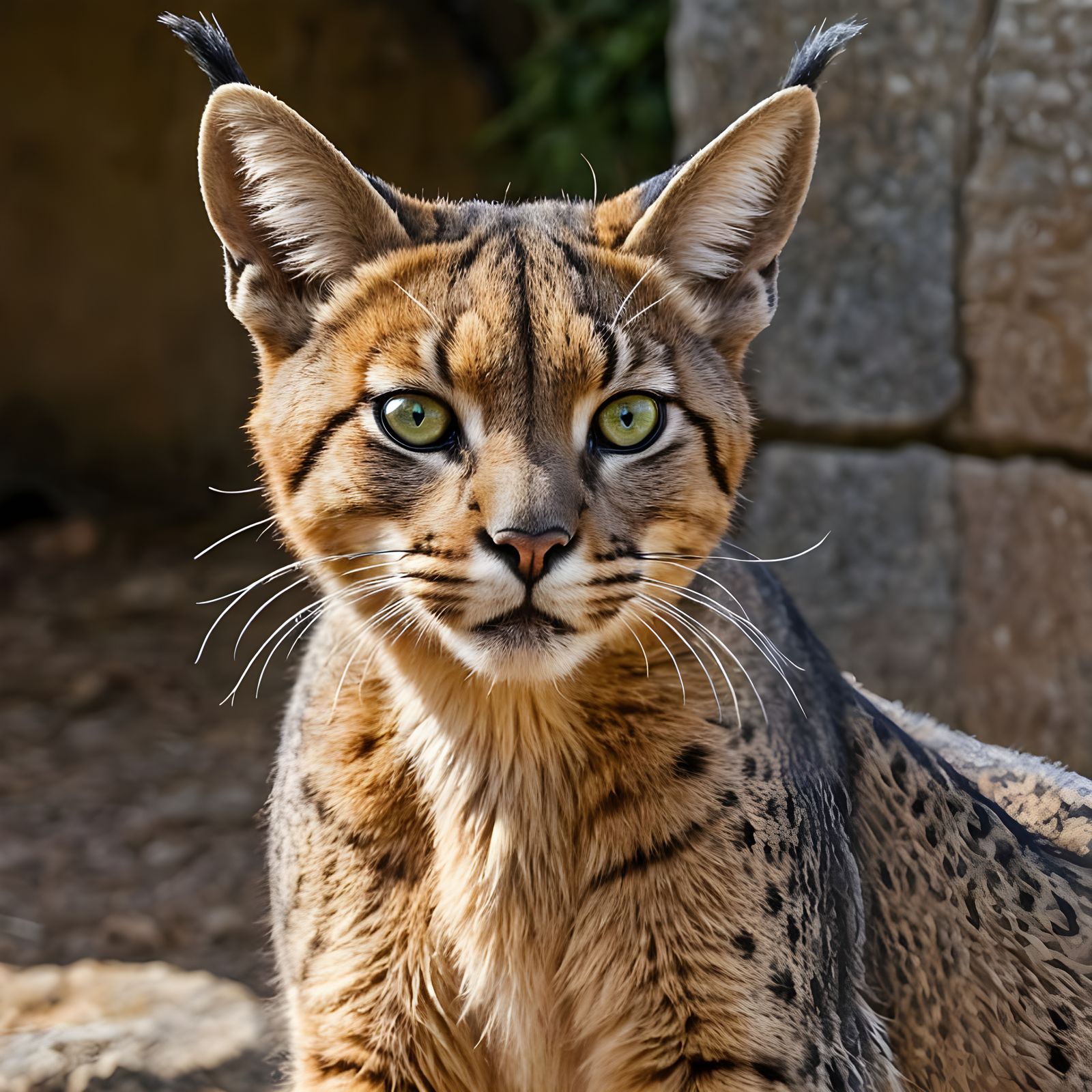 Hybrid of ocelot and caracal