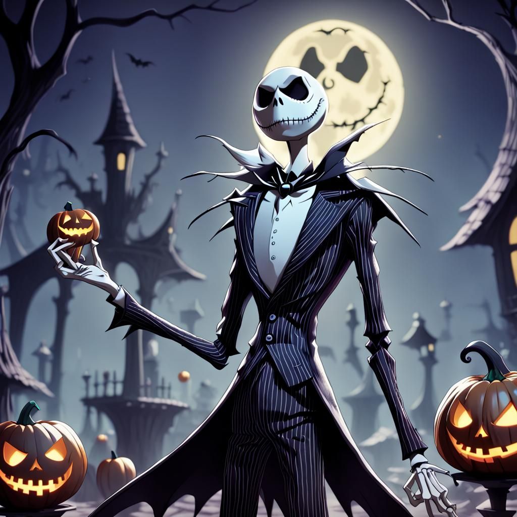 Jack Skellington's Halloween Celebration: Anime Style