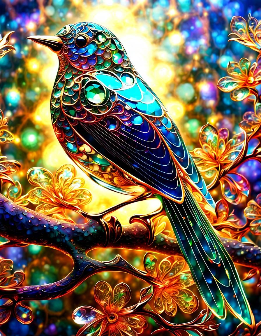 Mysterious Crystal Bird