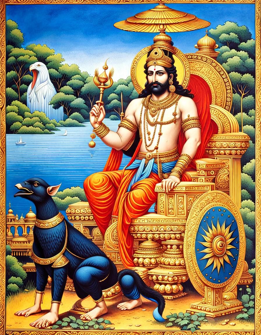 Shani, divine personification of the planet Saturn in Hinduism, He is the god of karma, justice, and retribution, Shani ...