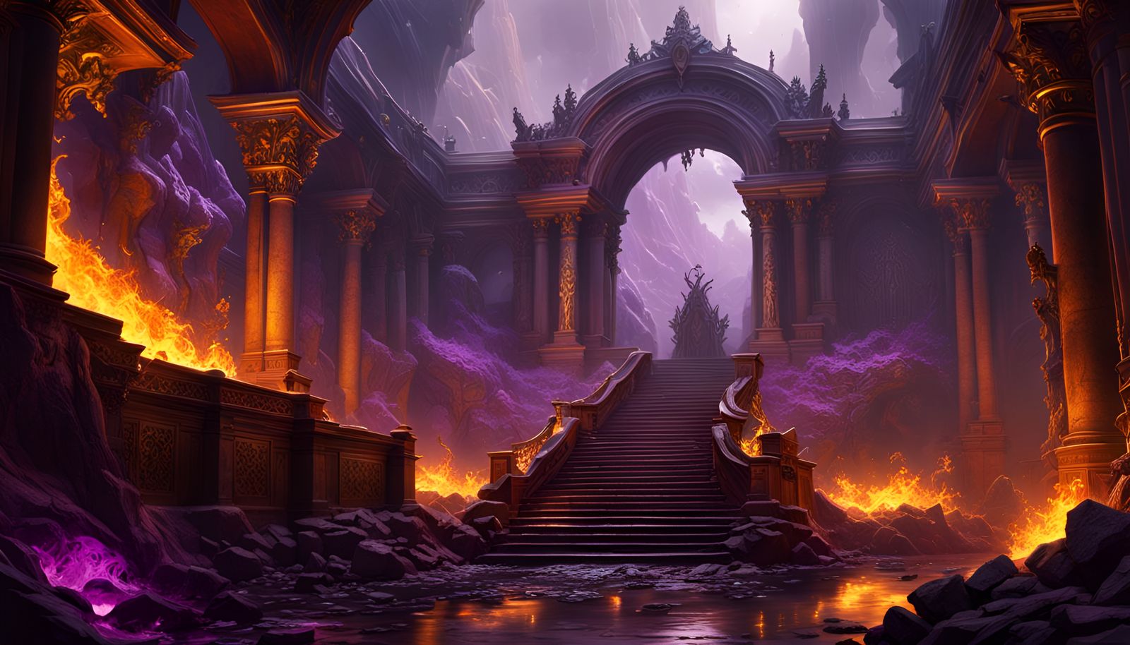 Hell has no Furey like Jehovah God, a masterpiece, 8k resolution, dark fantasy concept art, by Greg Rutkowski, dynamic l...