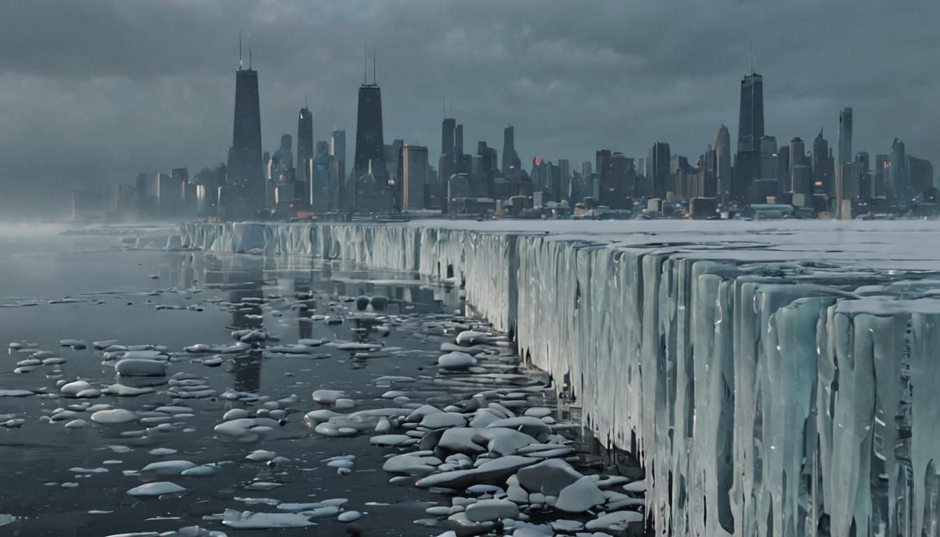 Chicago in the Grip of a Polar Vortex
