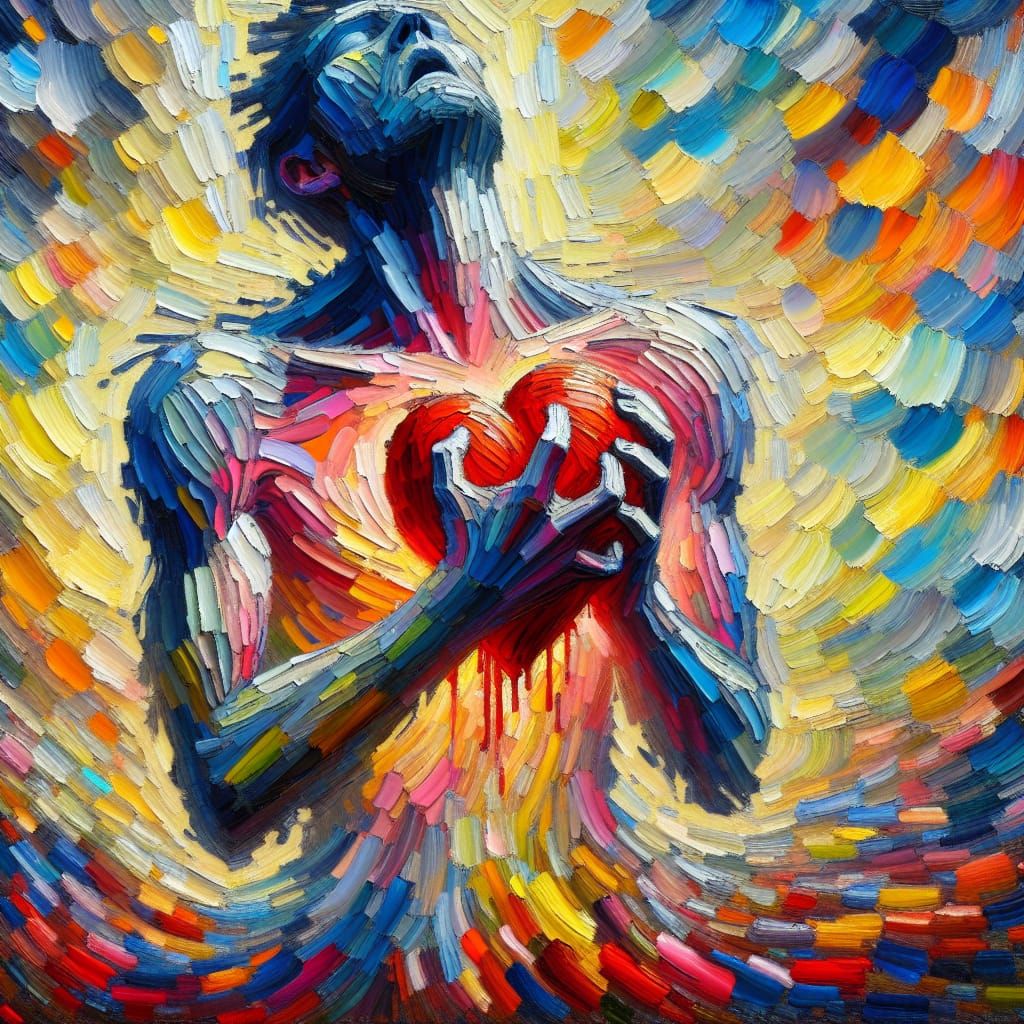 Neo-Impressionist Painting: Grief, Release, and Self-Love