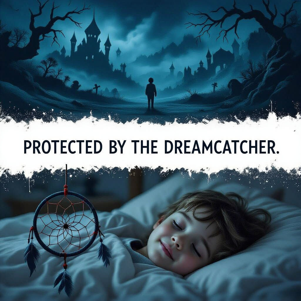 Dreamcatcher Protects Sleeping Child From Nightmares