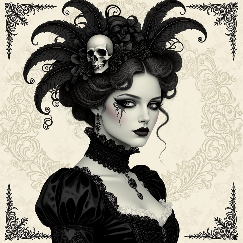 Rococo Fantasy Horror Mashup