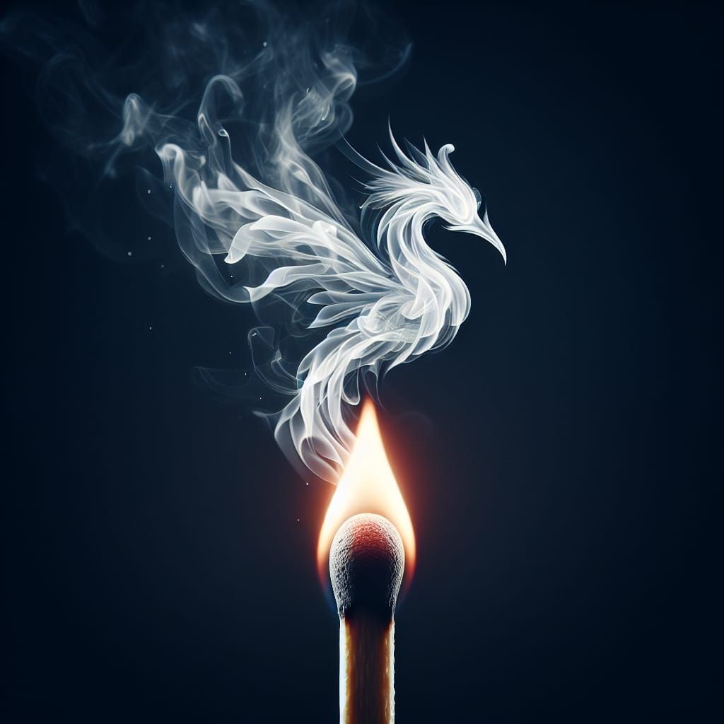 Phoenix Rising: A Study in Smoke and Light