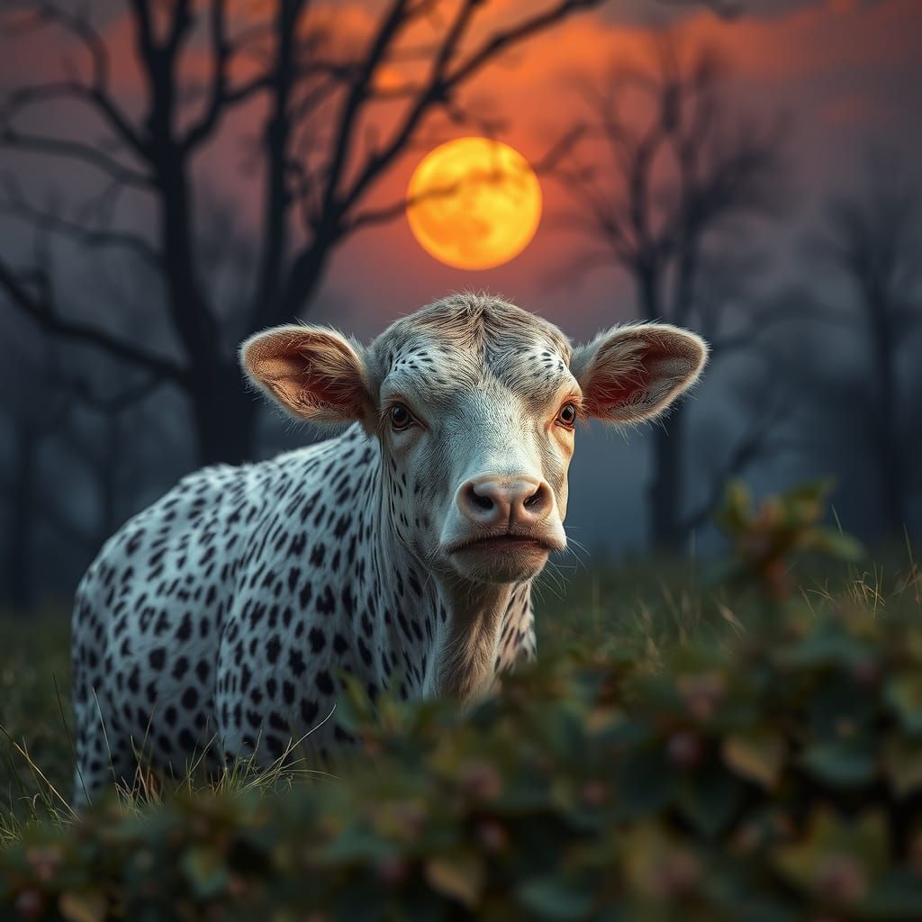 Cinematic Portrait of Anthropomorphic Stage Monster