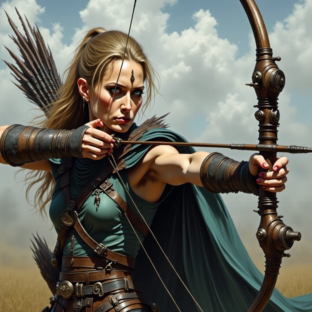 Legolas: Elven Archer Poised for Action