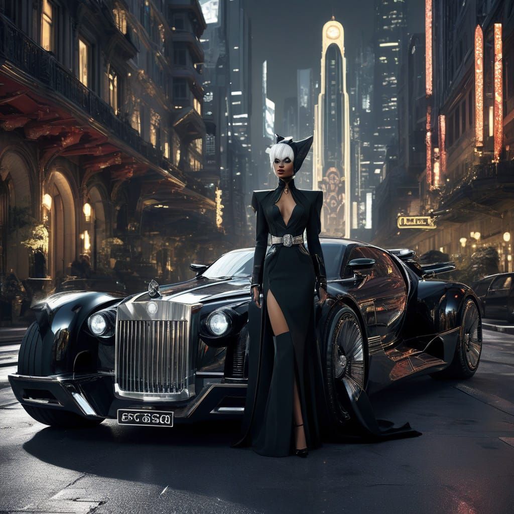 Luxurious Sonic Characters in Art Deco-Inspired Evening Atti...