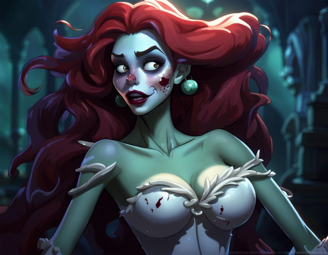Zombie Ariel in Atlantis: A Halloween Fantasy RPG
