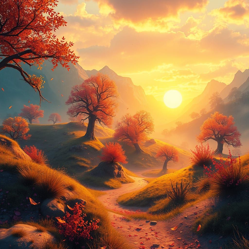 Seasonal Transcendence in Ethereal Splendor