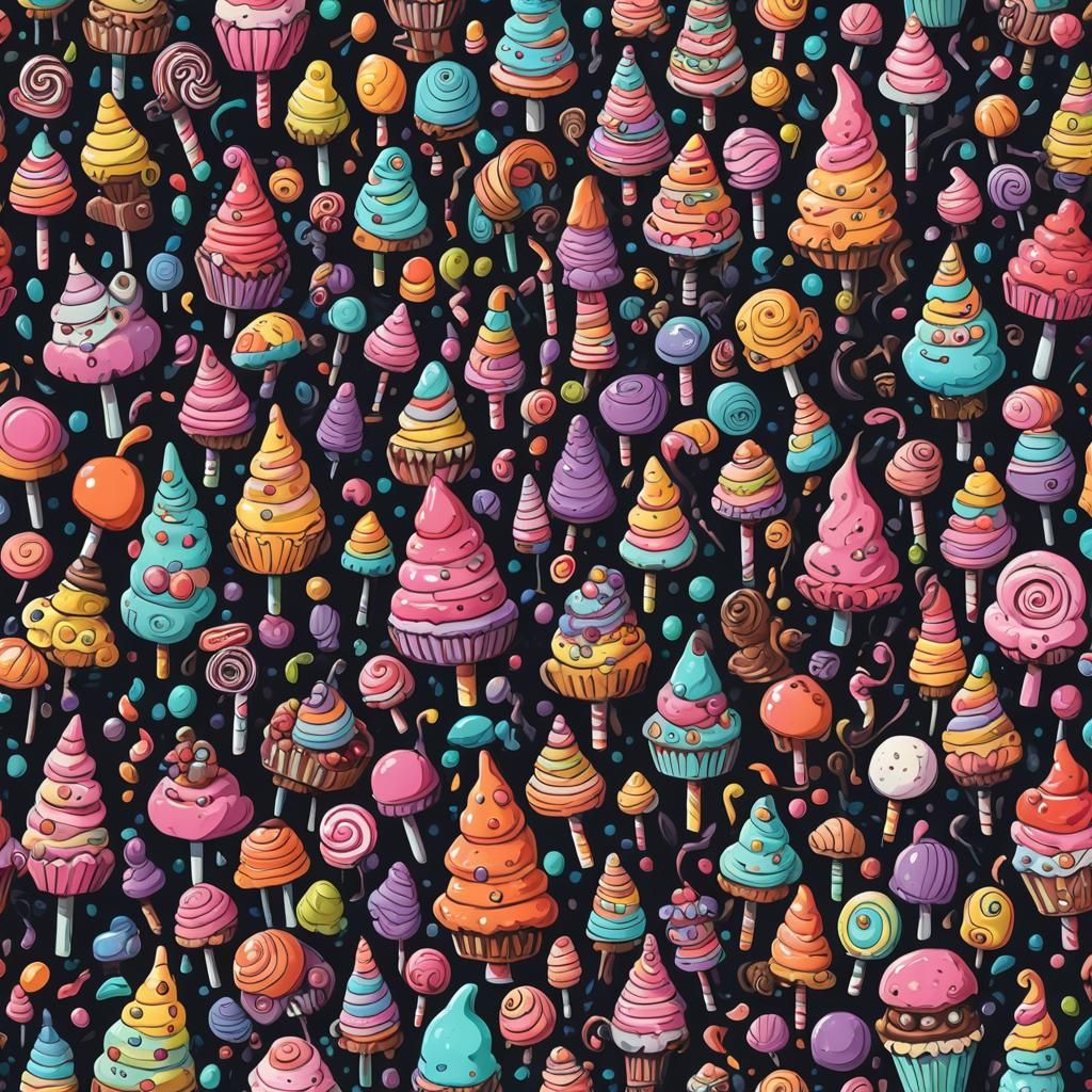 Nightmare Candyland: A Surreal Cel-Shaded Horror