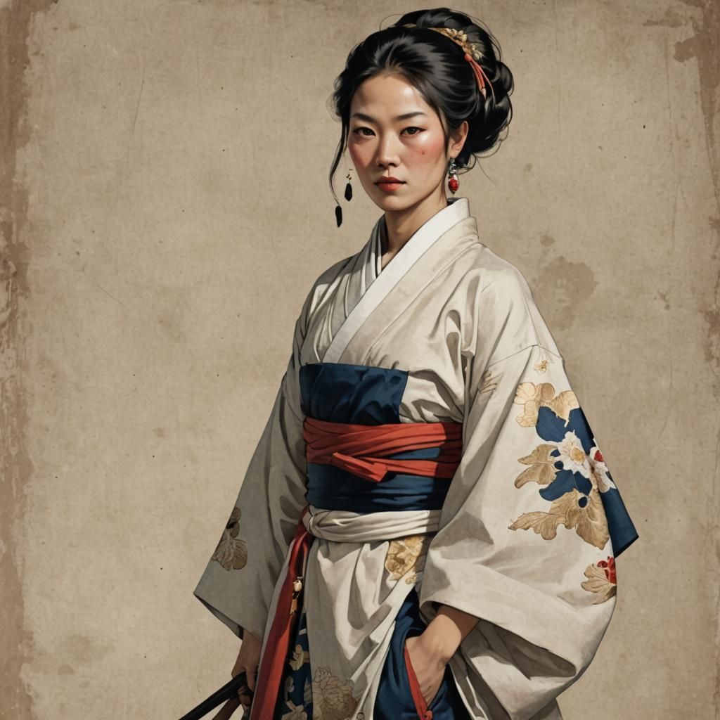 Shi Yang: Chinese Pirate Portrait in Graphic Novel Style