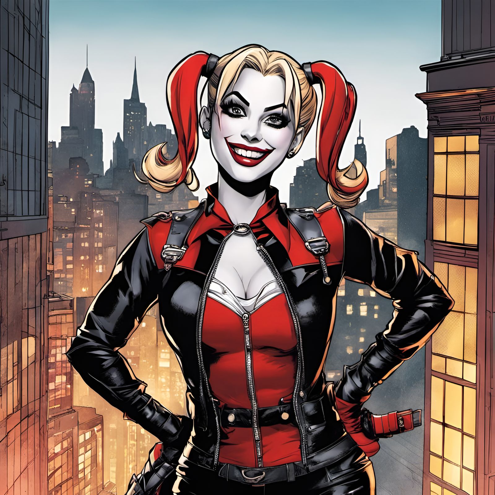 Harley Quinn Comic Art from DC Comics