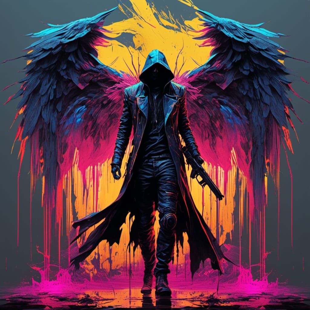 Nexus-9 Replicant Angel: Blade Runner ("An angel, or hunter?") by Wallace Corp.