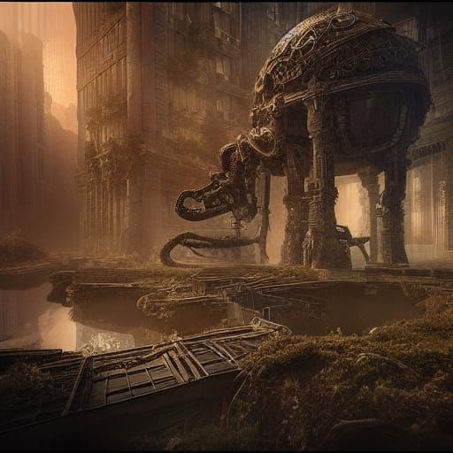 Epic Digital Painting of the Word Toxicity