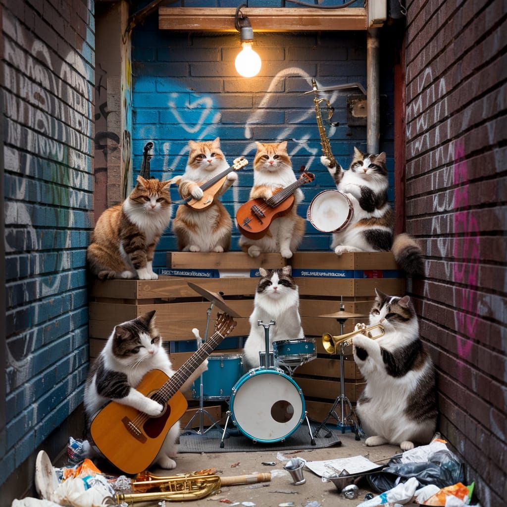 Hindmarsh Alley Cats Band Performing Live