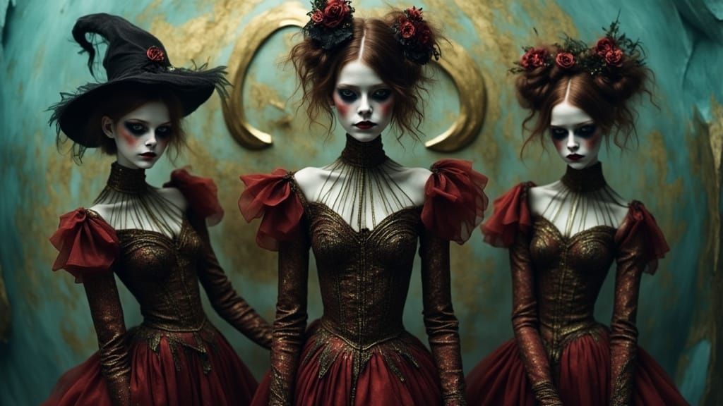 Elegant Figures on the Boulevard of Broken Dreams