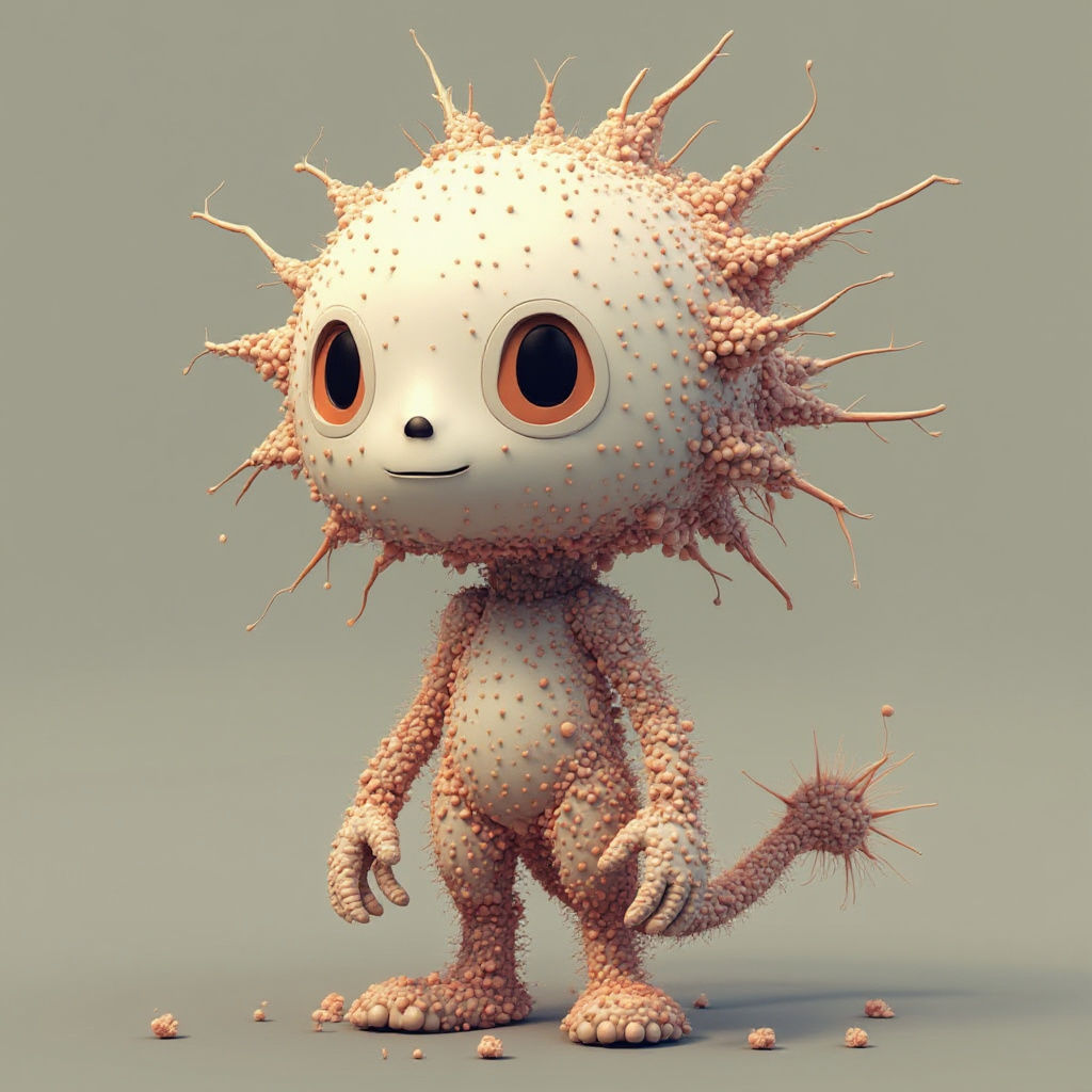 Mysterious Digital Landscape in Neon Noir Style