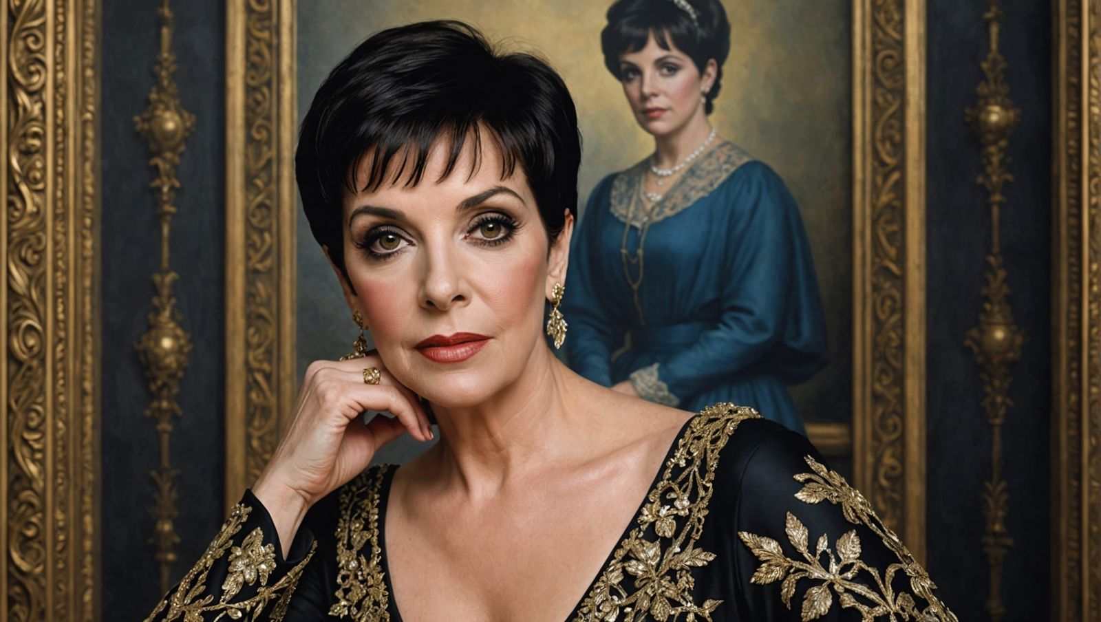 Classic Portrait as Digital Matte Painting