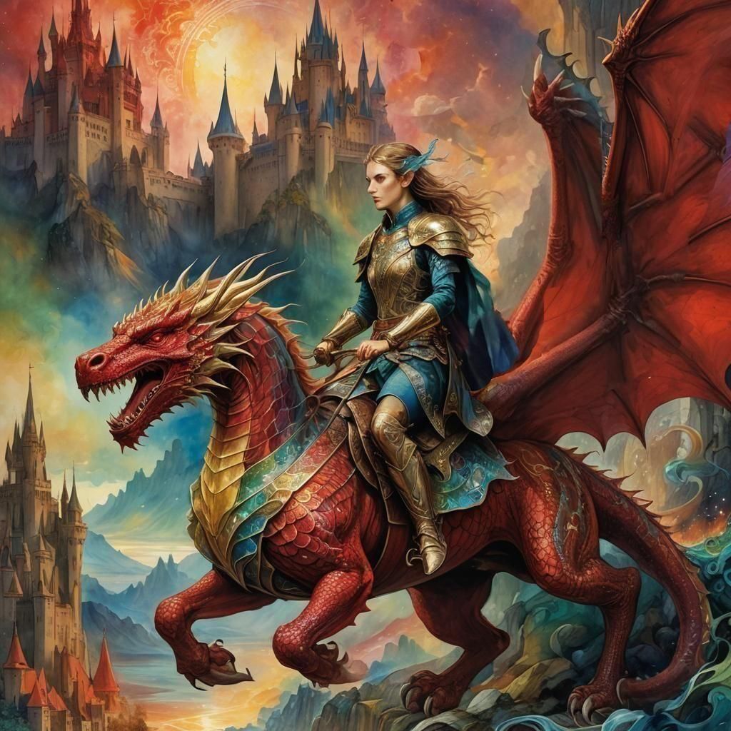 Elven Dragon-Rider