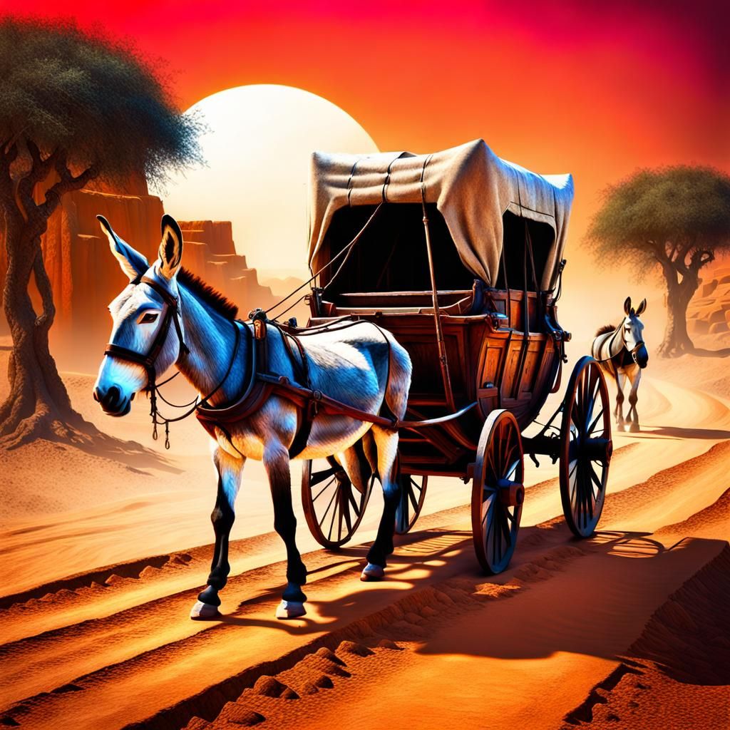 Donkey Carriage
