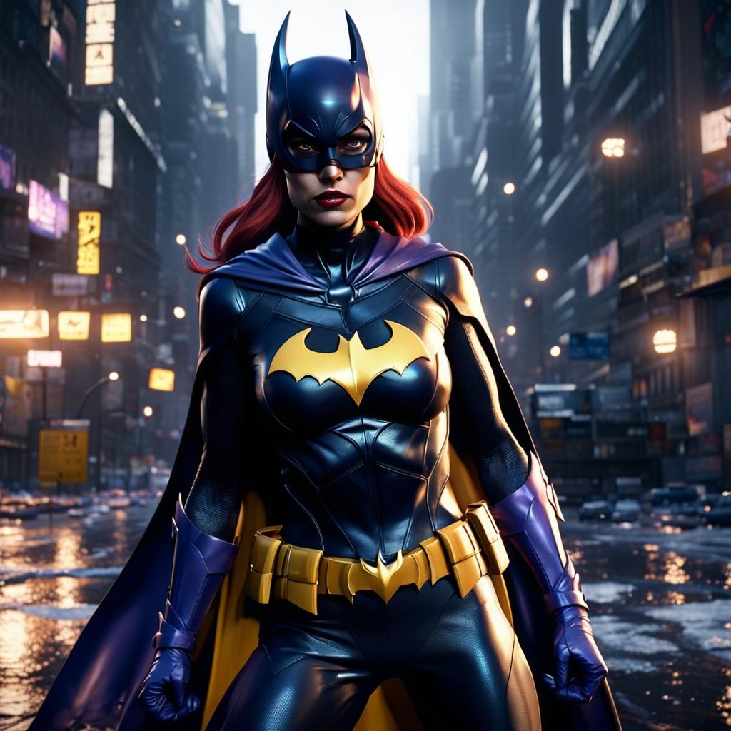 Radiant Batgirl Concept Art in Unreal Engine