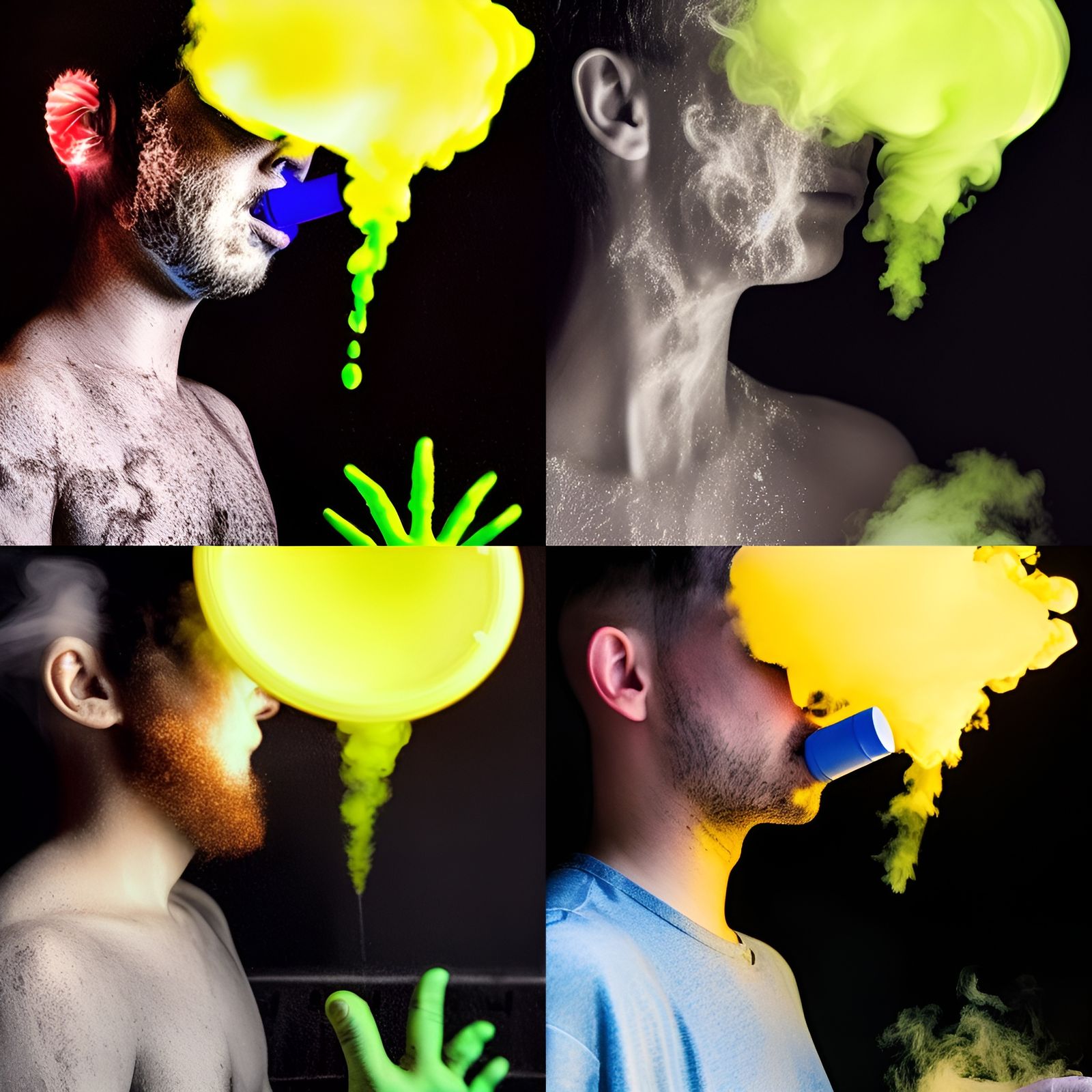 AI Interpretation: Vaping as New Bath Bomb