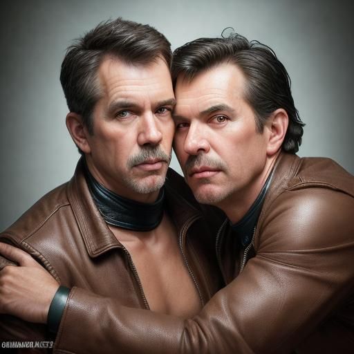 Leather Daddies Sinking in Quicksand: Portrait Photography