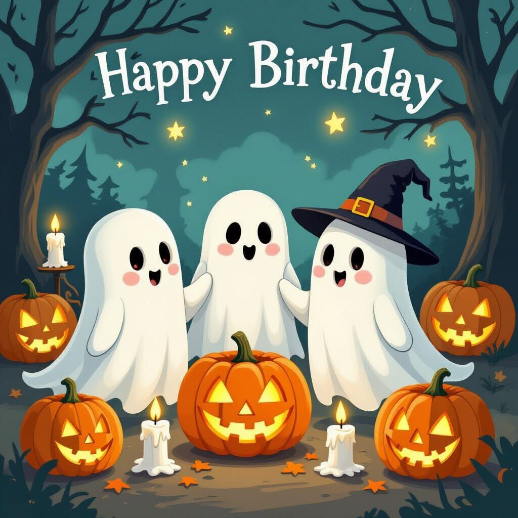 Friendly Ghosts Play Truth Or Dare At Eerie Birthday Party