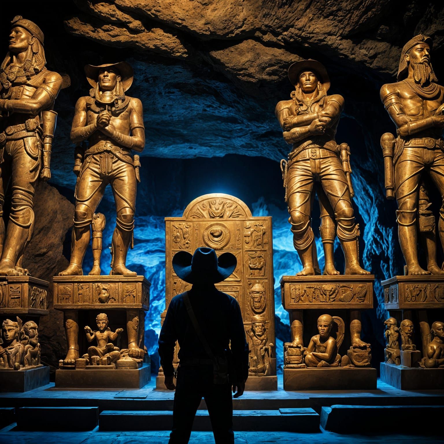 Cowboy Discovers El Dorado's Hidden Treasures in a Haunting,...