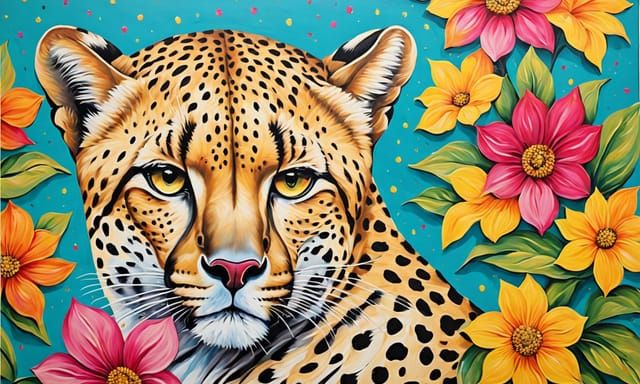 Majestic Lion Portrait in Golden Light