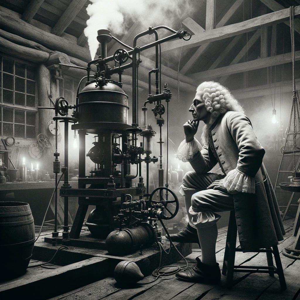 17th Century Steam Engine Workshop Cinematic Masterpiece