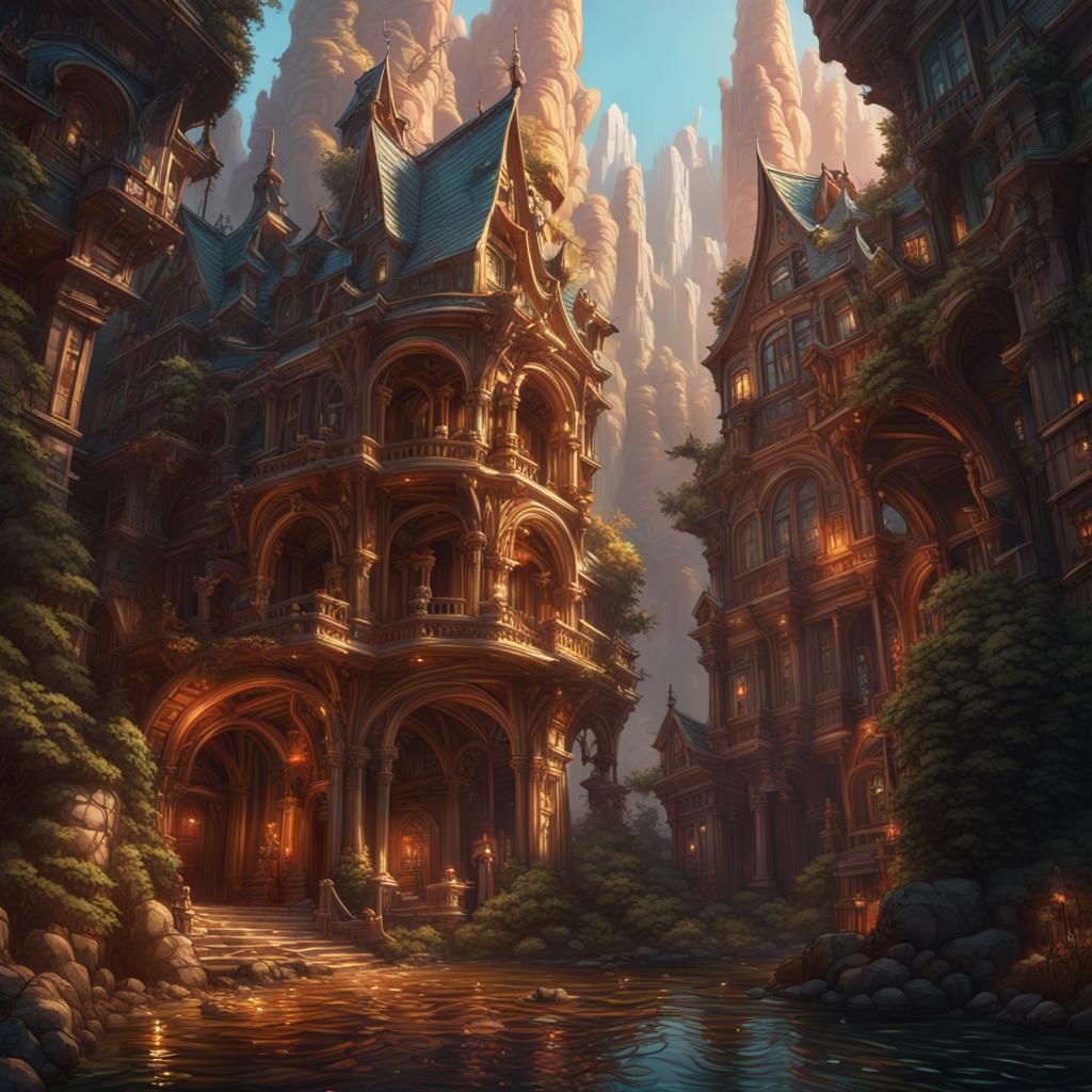 Detailed Colorful Portrait in Neo-Impressionism Style