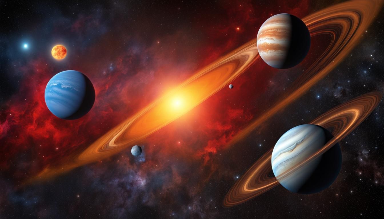 Planets Orbiting a Trinary Star System