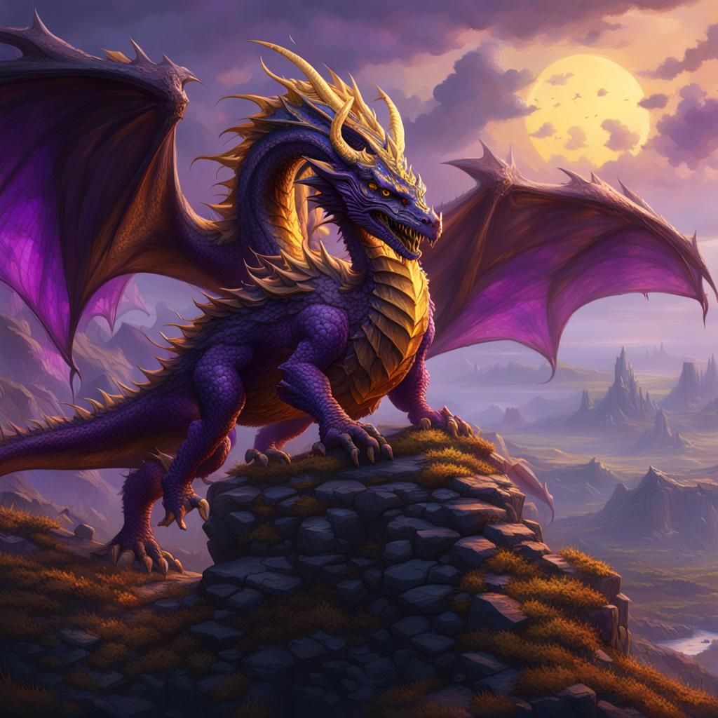 Majestic Wind Dragon Concept Art