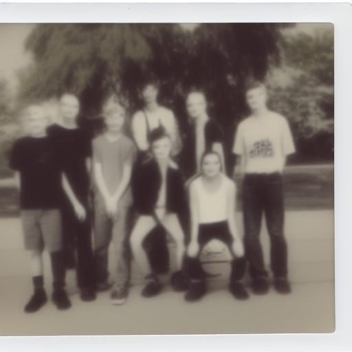 Best friends pose for a picture