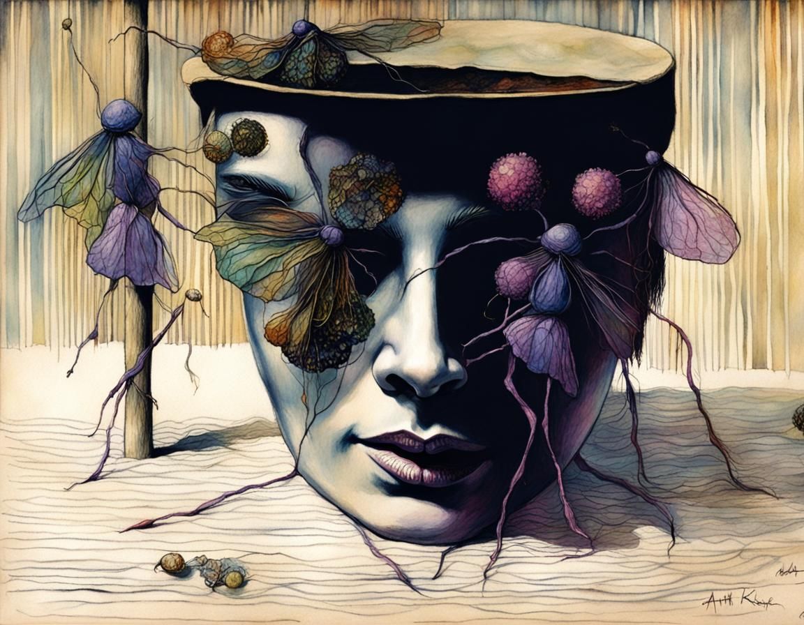 La taza y los insectos