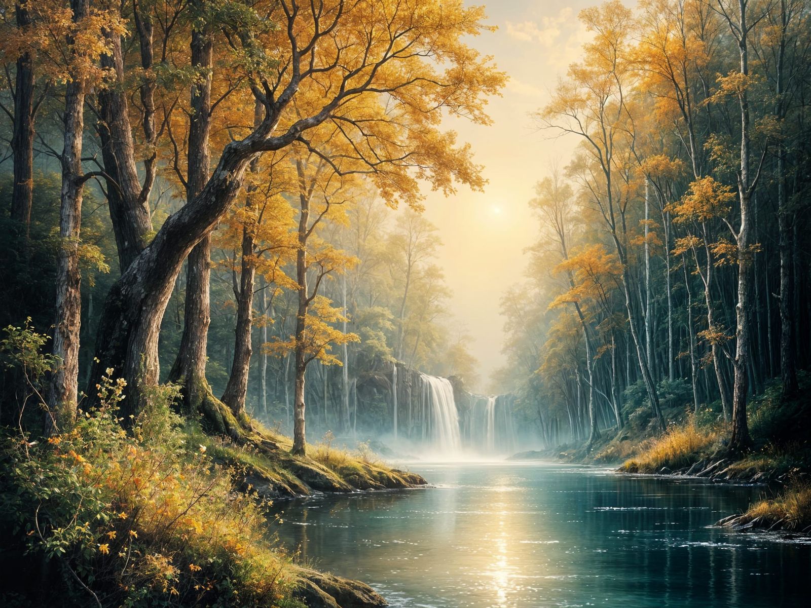 Exquisite Autumn Landscape Masterpiece