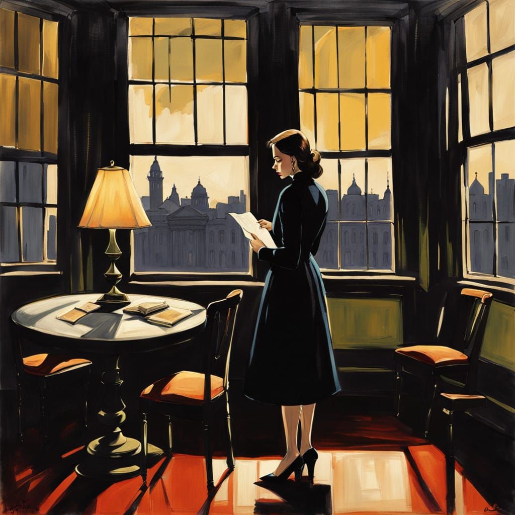 A Woman Confronts Her Secrets in a Dark, Film Noir-Inspired...