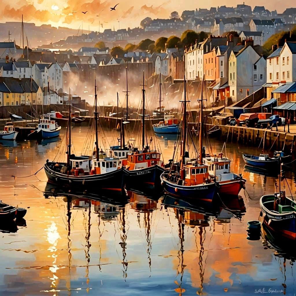 Brixham Harbour: Fishing Fleet Set to Sail