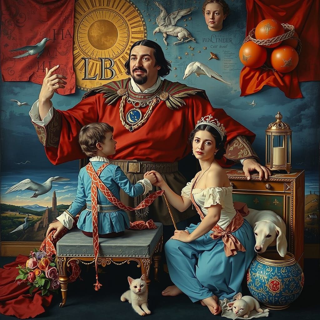 Hyperrealistic Romanticism with Baroque Elements