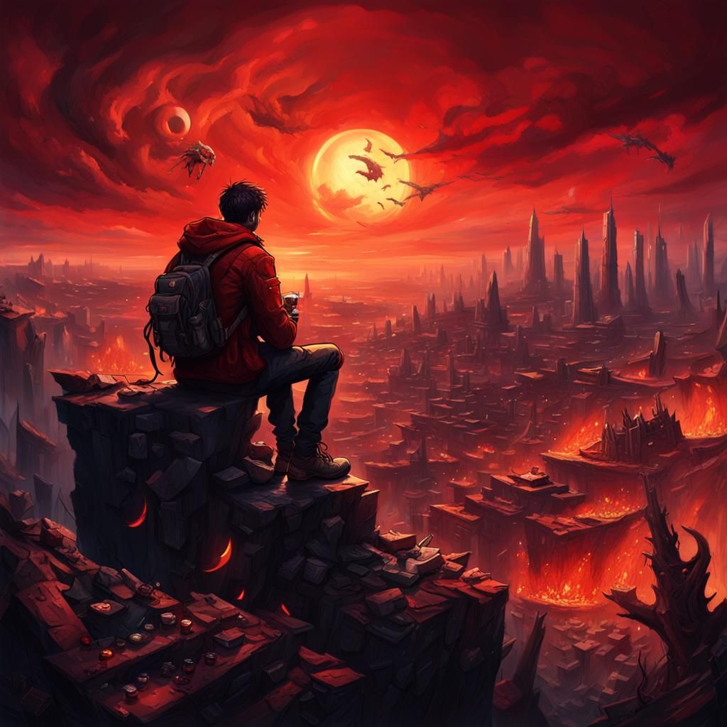 Post-Apocalyptic City Concept Art in Digital Matte Painting ...