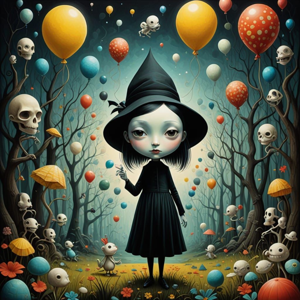 Cubist Dreamscape with Fragmented Objects and Geometric Shap...