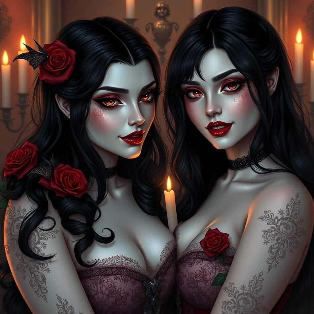 Vampire Goddesses of Valentine's Night