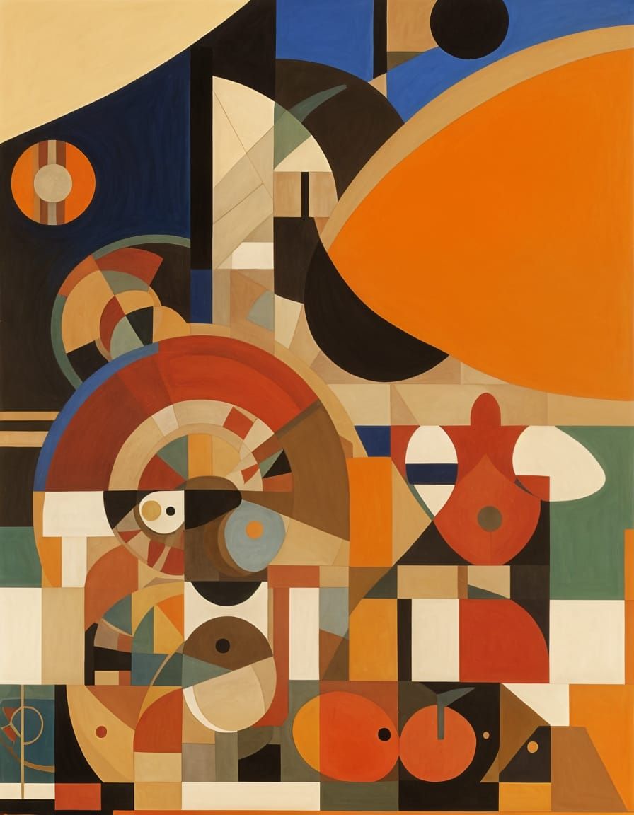 Surrealist Masterpiece with Parallax Depth