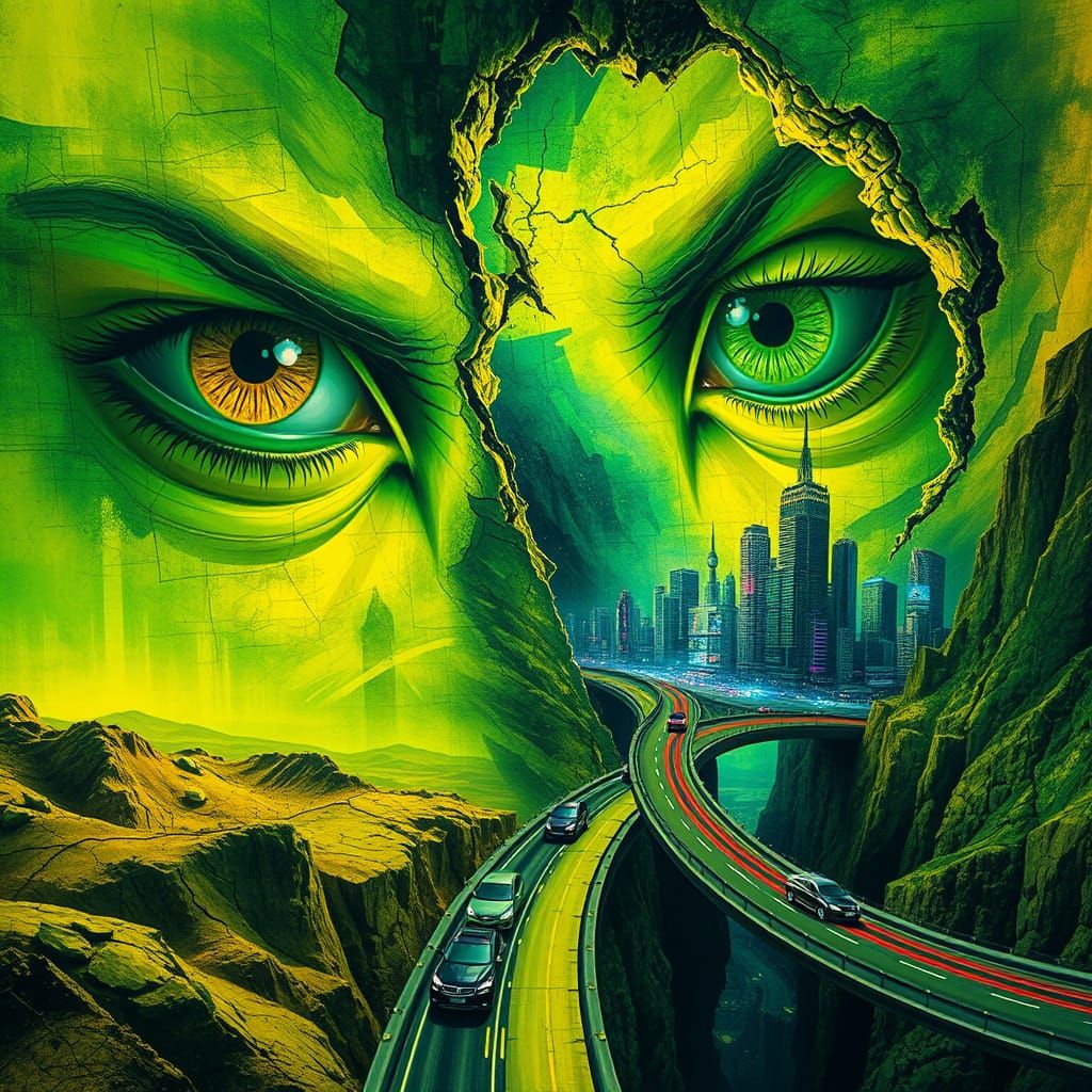 Green & Yellow surrealism...